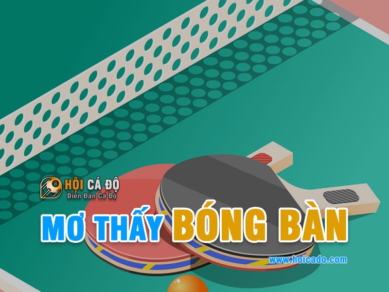 Mơ thấy bóng bàn đánh con gì ?